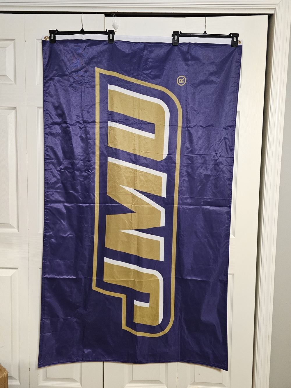 💛💜JMU 3x5 Flag Double Sided Heavy Duty James Madison University Dukes